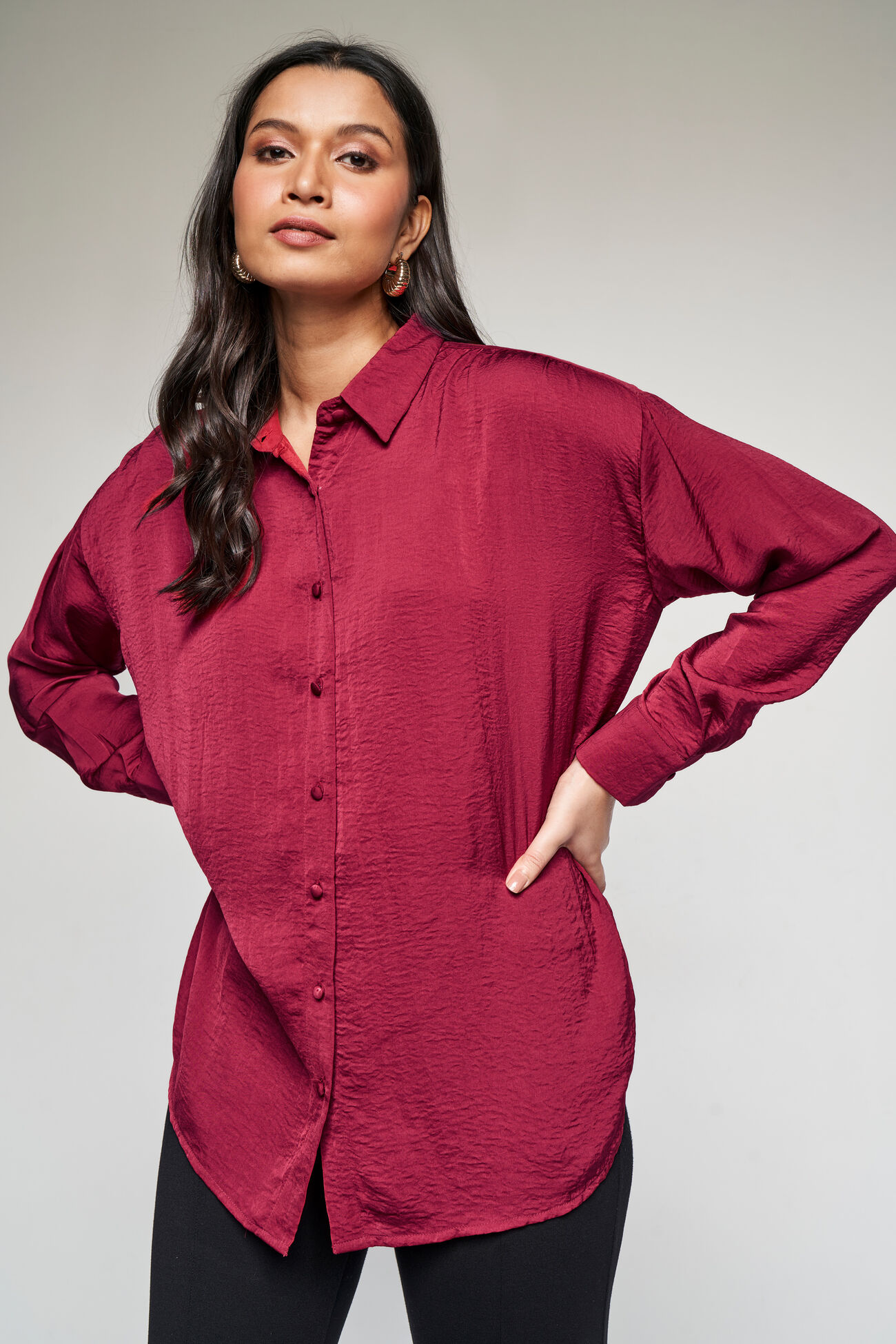 Scarlet Solid Top, Red, image 4